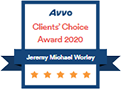 Logo Recognizing The Injury and Disability Law Center's affiliation with AVVO Clients' Choice