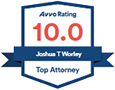 Logo Recognizing The Injury and Disability Law Center's affiliation with AVVO Top Attorney